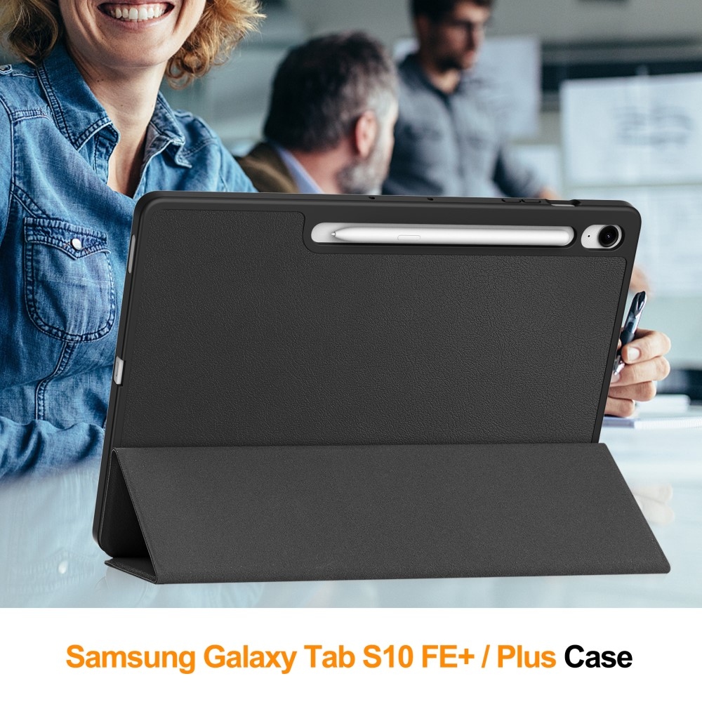 Casy intelligens záró tok Samsung Galaxy Tab S10 FE+ készülékhez - fekete