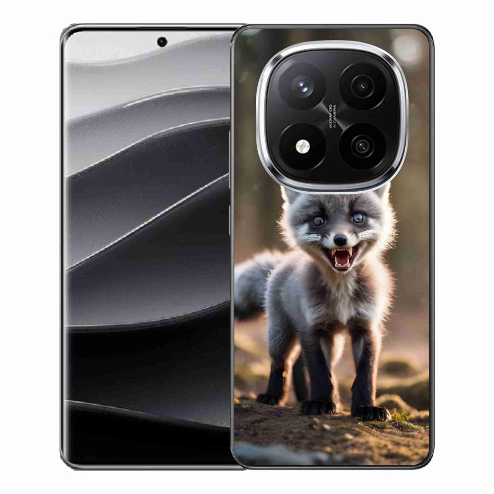 Gél borítás mmCase a Xiaomi Redmi Note 14 Pro+ 5G - angry fox számára
