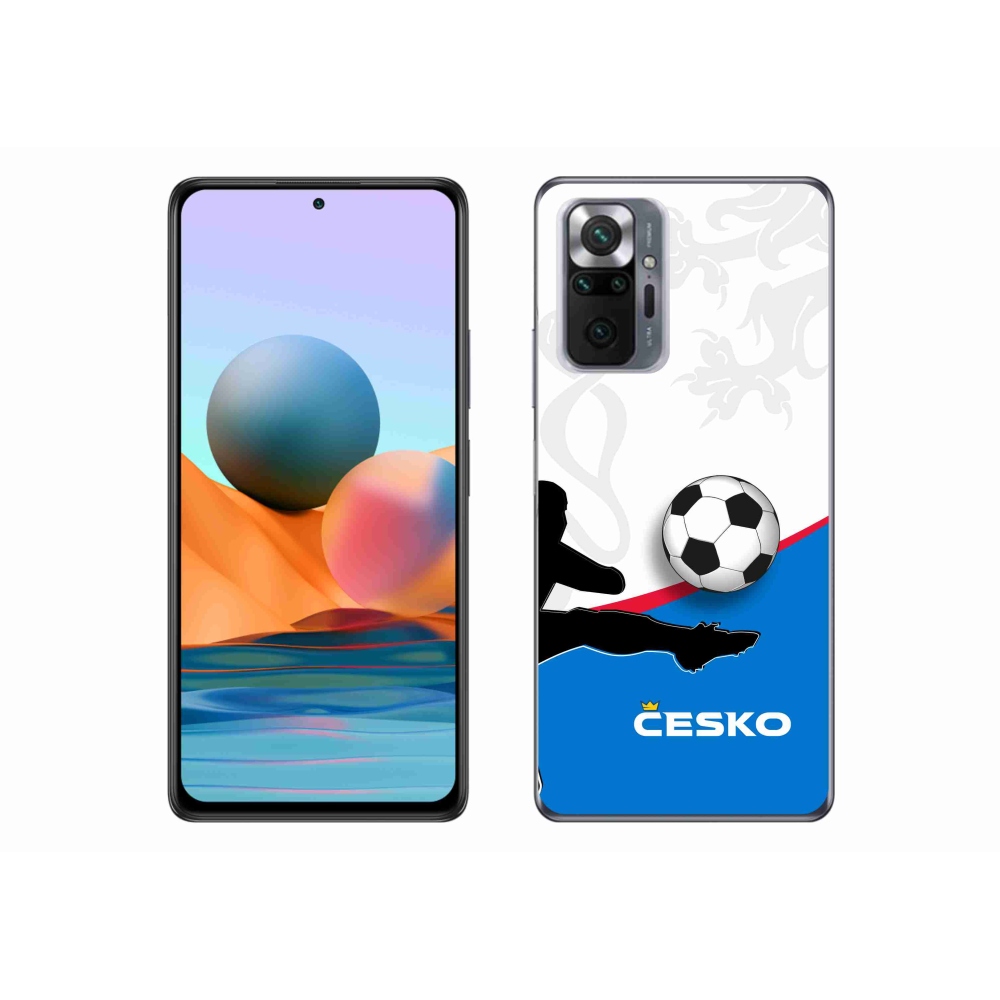 Gél borítás mmCase a Xiaomi Redmi Note 10 Pro - futball Csehország 3