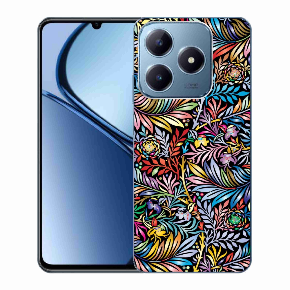 Zselés borító mmCase a Realme C63 készülékhez - virágok 5