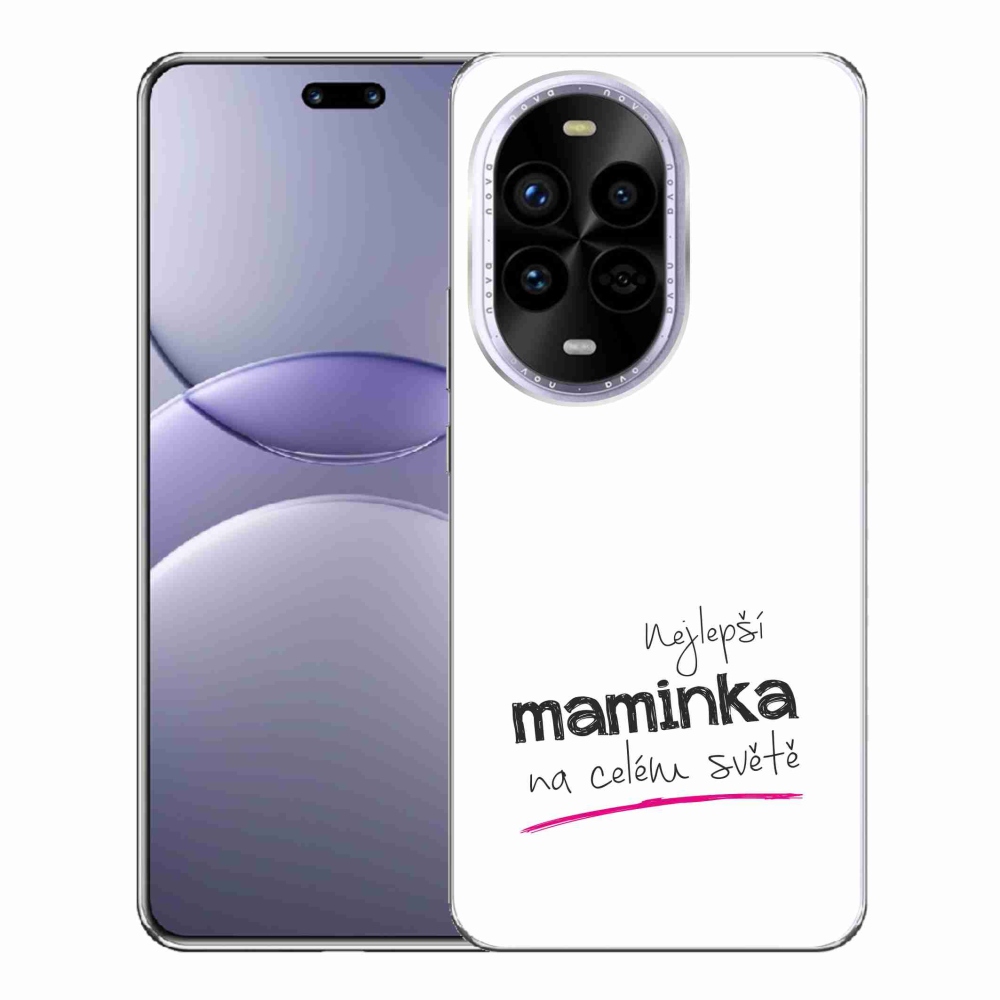 Gél borító mmCase a Huawei Nova 13 Pro 5G-n - legjobb anya 4 fehér háttérrel