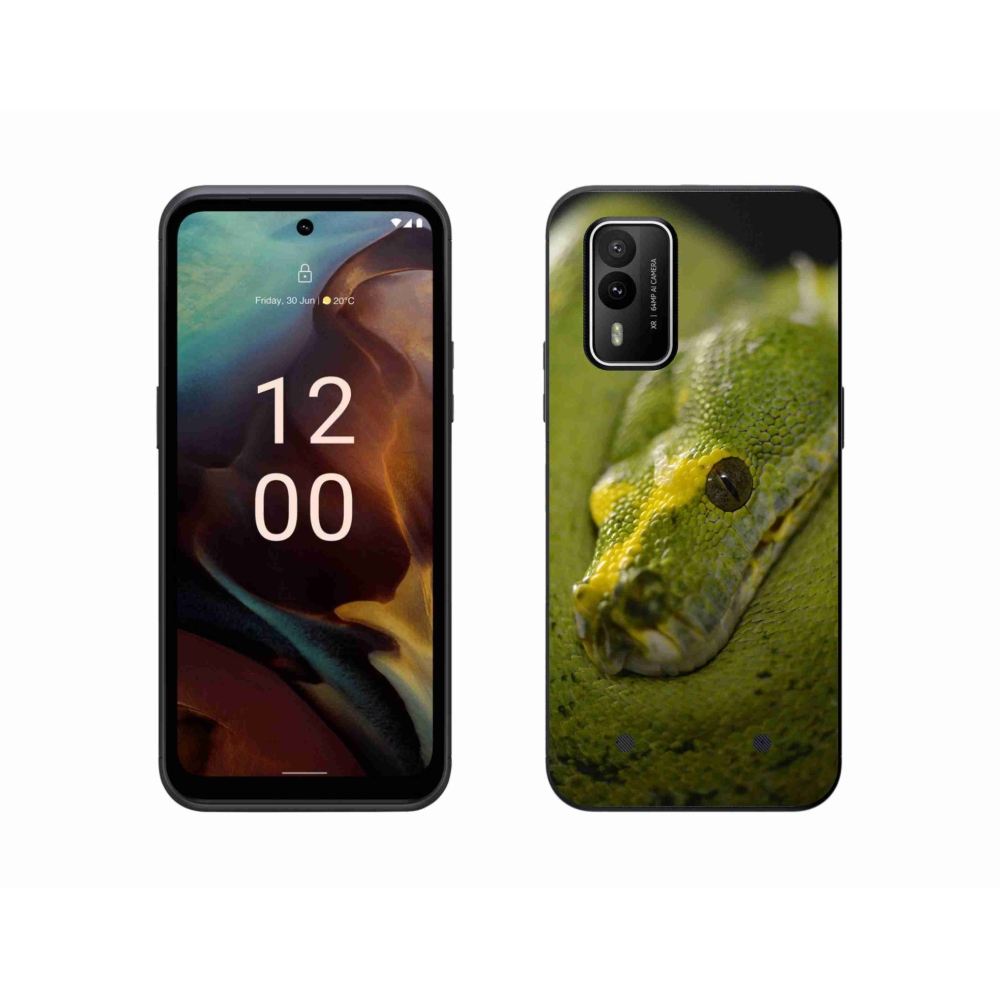 Zselés borítás mmCase a Nokia XR21 készülékhez - kígyó 2