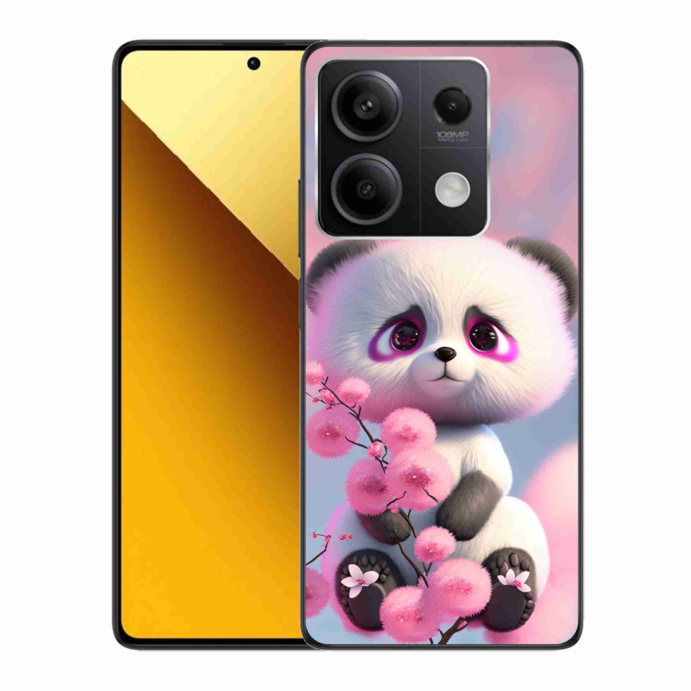 Gél borítás mmCase a Xiaomi Redmi Note 13 5G számára - aranyos panda 1