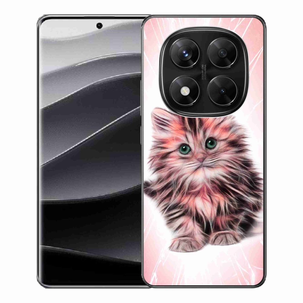 Gél borítás mmCase a Xiaomi Redmi Note 14 Pro 5G/Poco X7 5G számára - aranyos cica