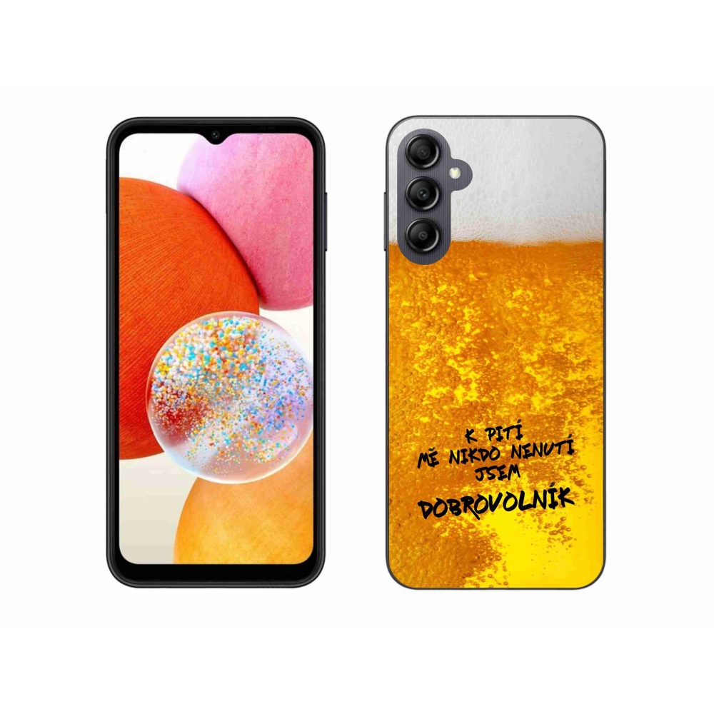 Gél borítás mmCase Samsung Galaxy A14 4G/5G - sör motívum 4