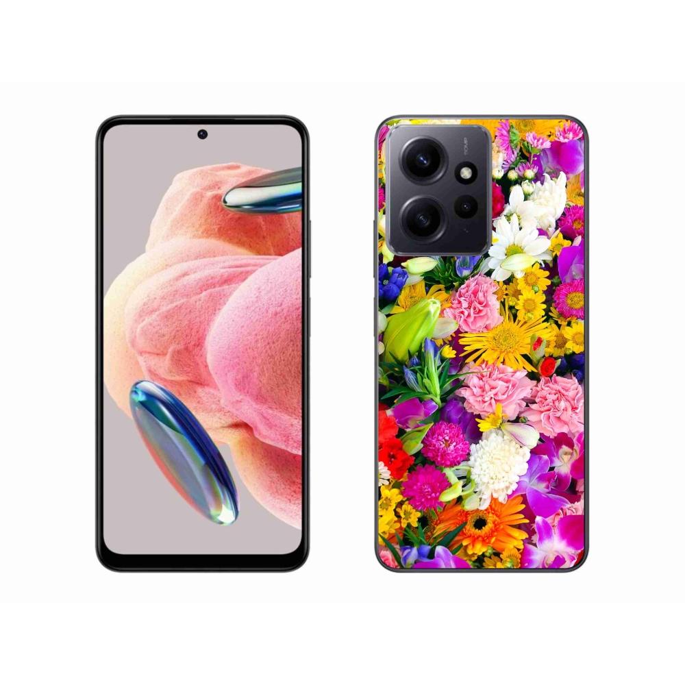 Gél borító mmCase a Xiaomi Redmi Note 12 4G - virágok 12