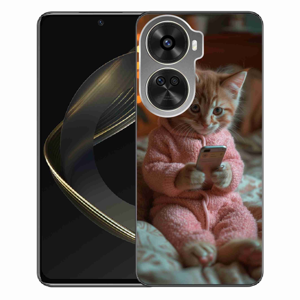 Gél borítás mmCase a Huawei Nova 12 SE-hez - baba a mobillal