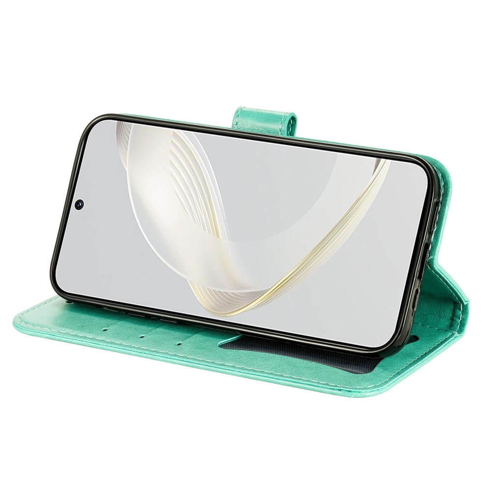 Mandala könyvtáska Huawei Nova 11 készülékhez - teal színű