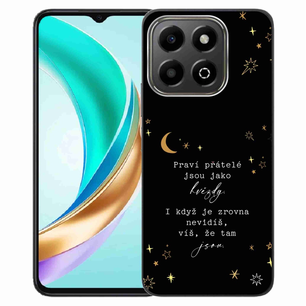 Zselés borítás mmCase a Honor X6b készülékhez - idézem 6 fekete háttér