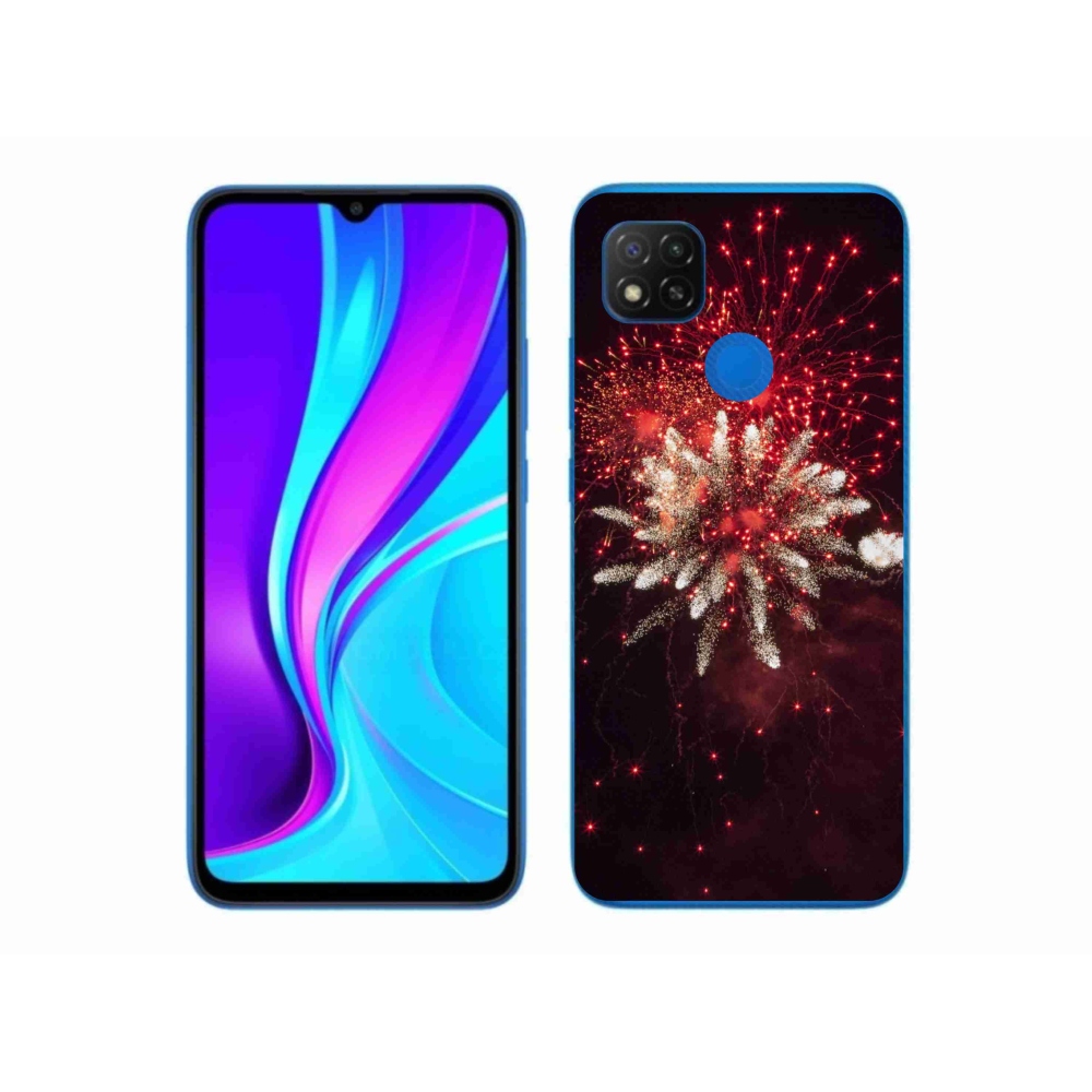 Gél borítás mmCase a Xiaomi Redmi 9C-hez - tűzijátékok