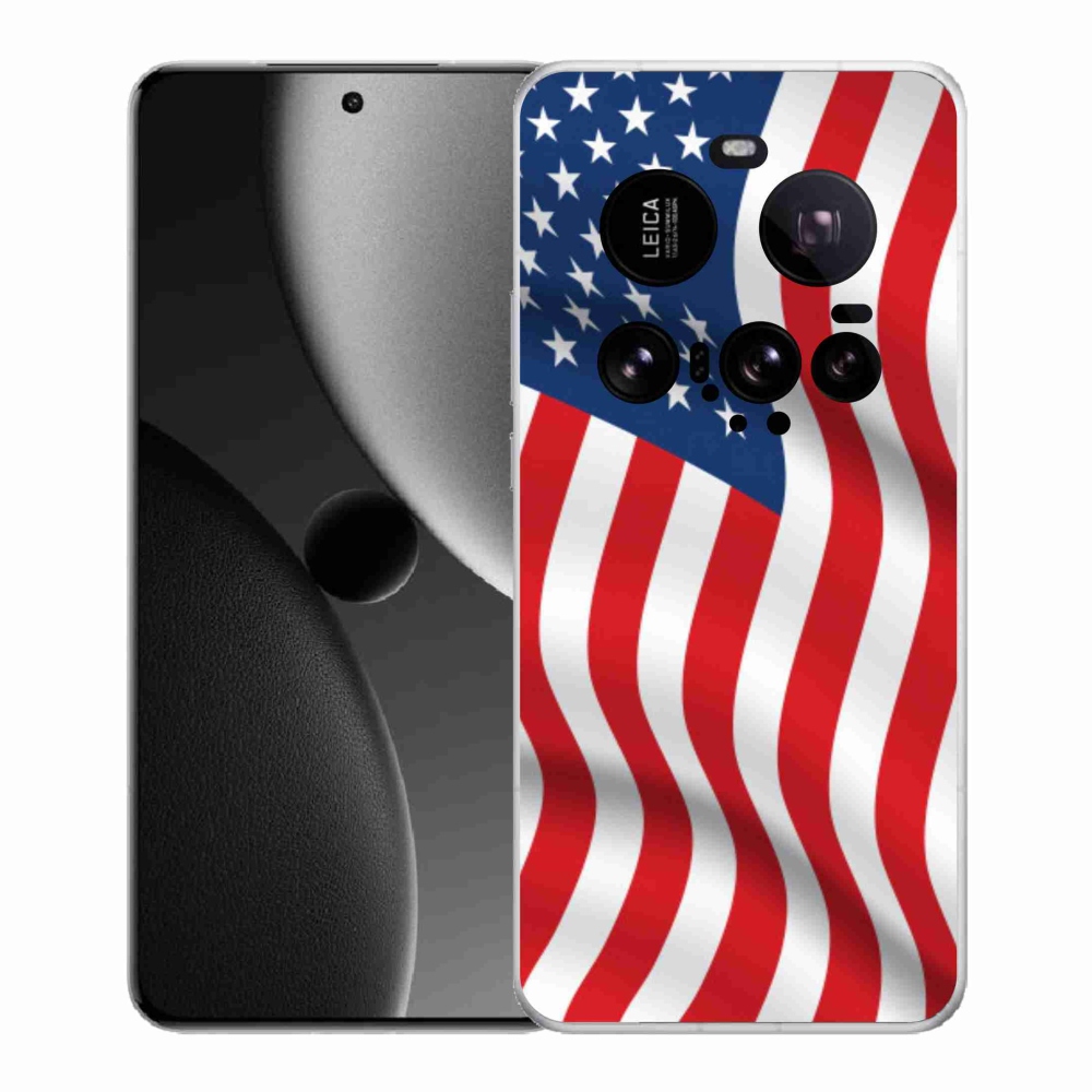 Gél borítás mmCase a Xiaomi 15 Ultra számára - amerikai zászló