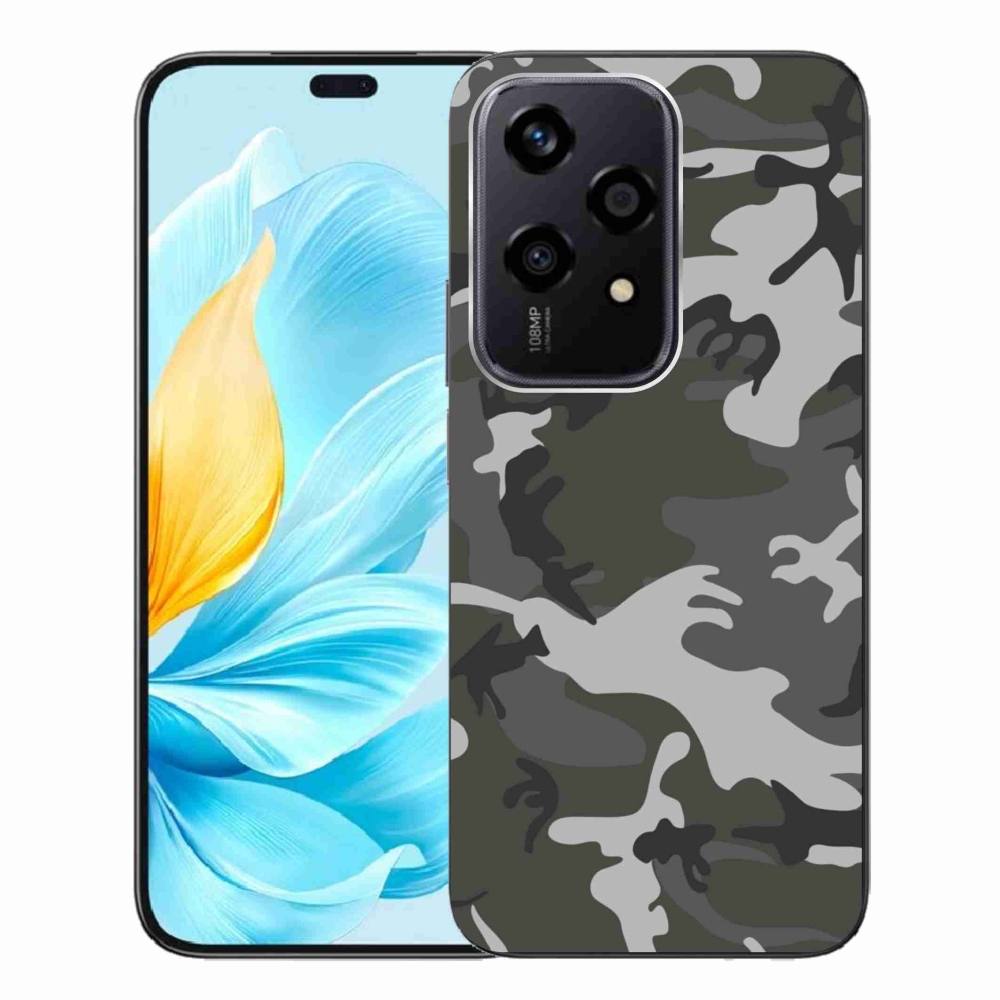 Zselés borítás mmCase a Honor 200 Lite 5G számára - álcázó minta
