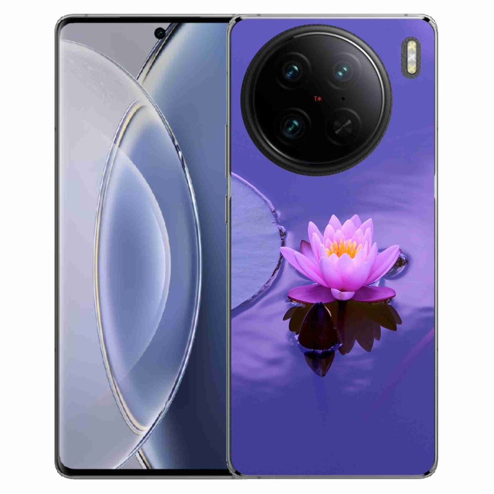 Gél tok mmCase a Vivo X90 Pro készülékhez - virág a felületen