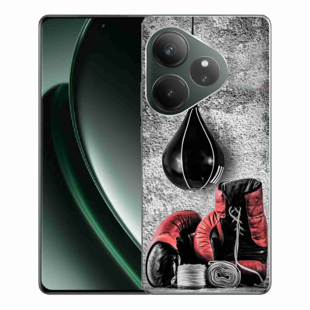 Zselés borítás mmCase a Realme GT 6 5G/GT 6T 5G számára - bokszzsák és kesztyűk