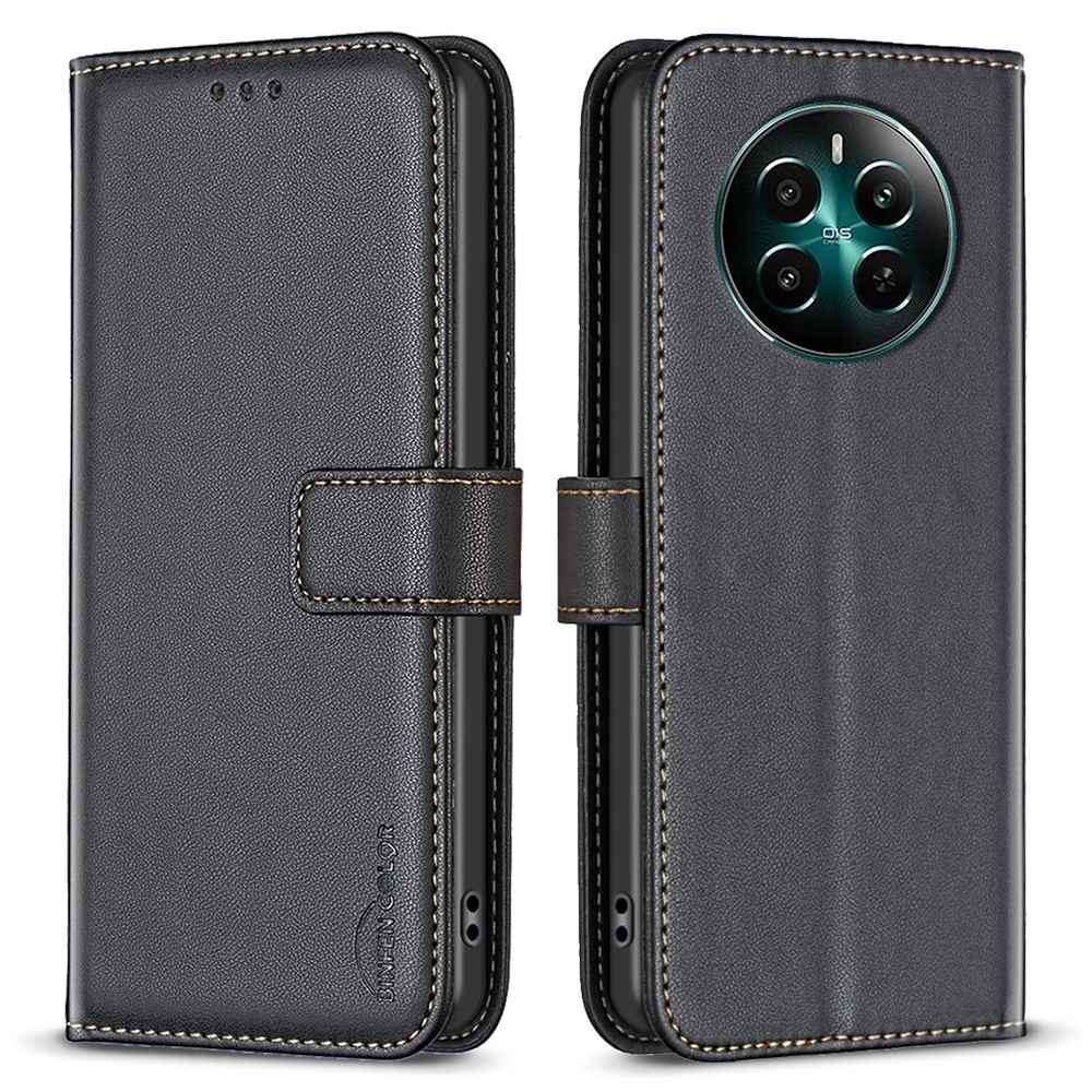 BNF könyvtáska a Realme 12+ 5G készülékhez - fekete