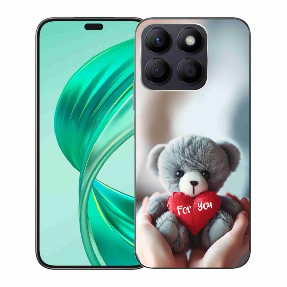 Gél borítás mmCase a Honor X8b-hez - mackó a szerelmesek számára