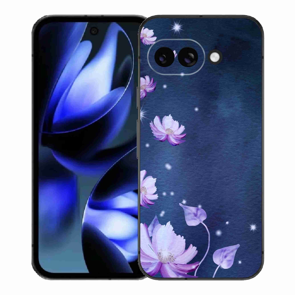 Gél borítás mmCase a Google Pixel 9a számára - hulló virágok