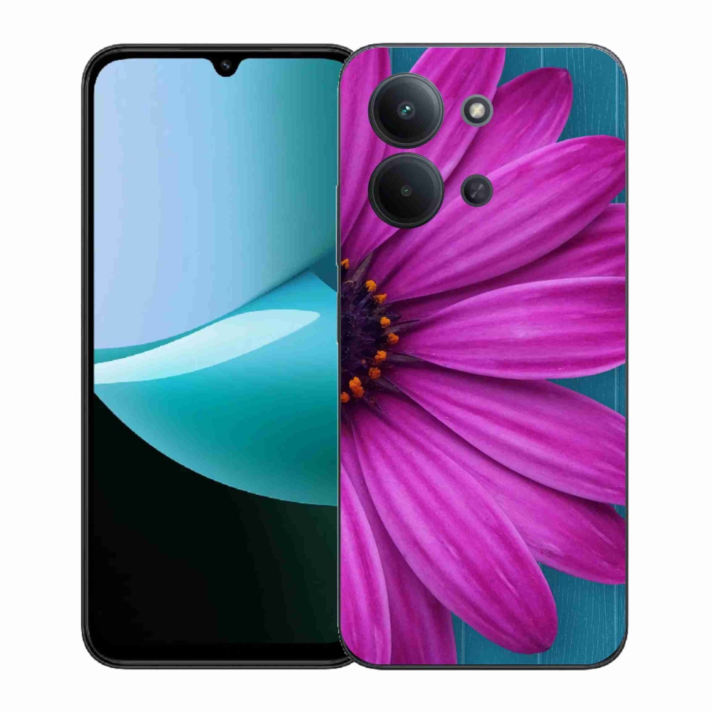 Gél borítás mmCase a Xiaomi Redmi 15C 4G (171mm)/Poco C85 4G (171mm) - lila százszorszép