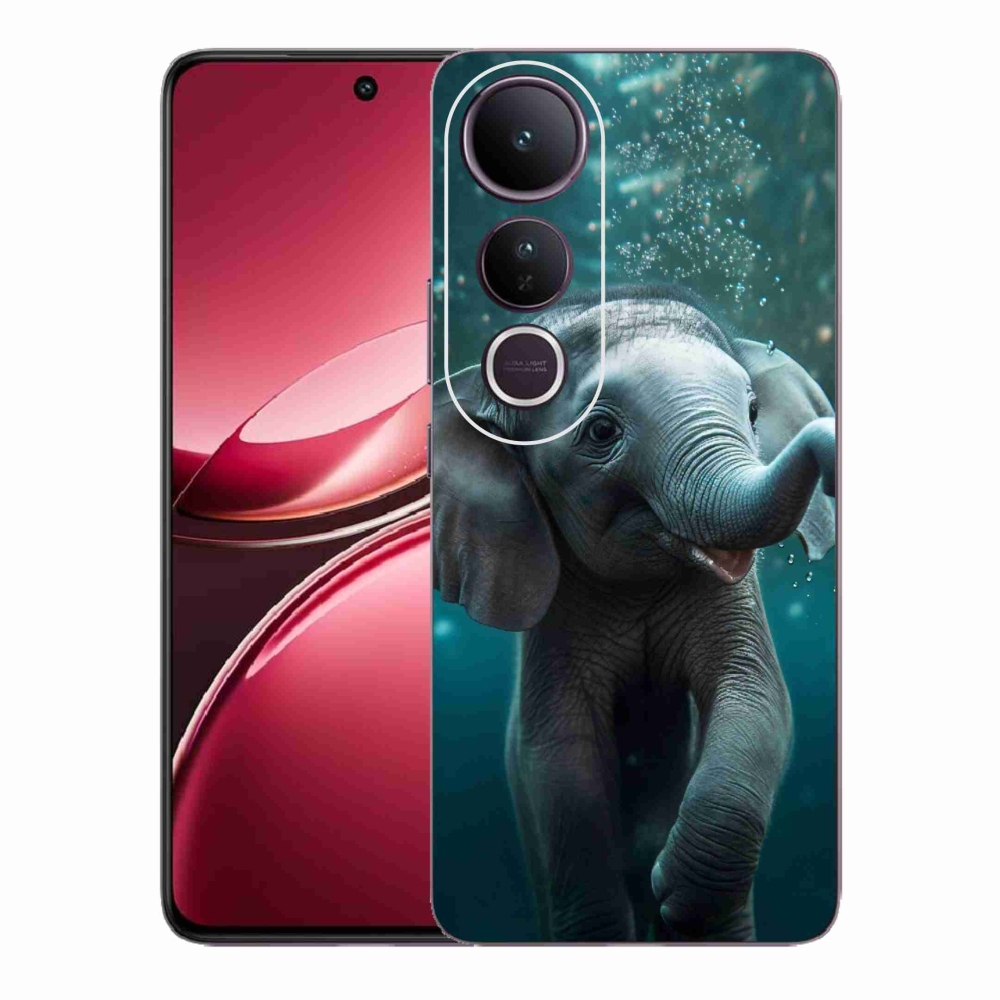 Gél borítás mmCase a Vivo V50 Lite 4G/5G készülékhez - elefánt a víz alatt
