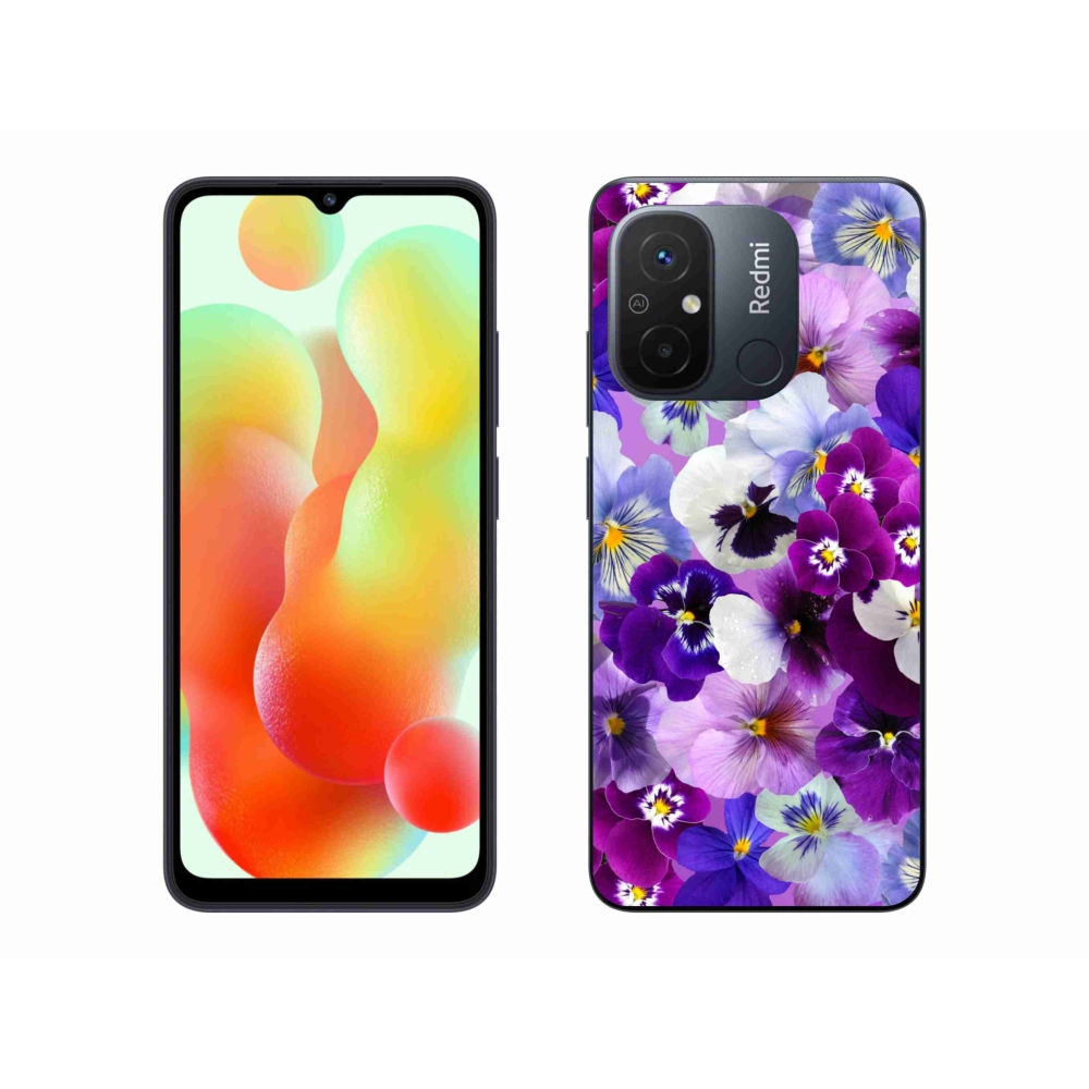 Gél borító mmCase a Xiaomi Redmi 12C-hez - virágok 9