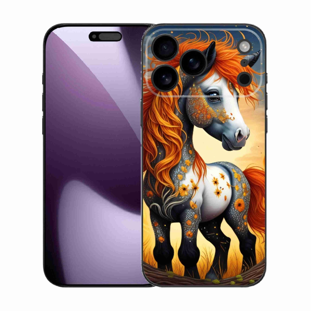 Zselés borítás mmCase iPhone 17 Pro Max készülékhez - színes póni