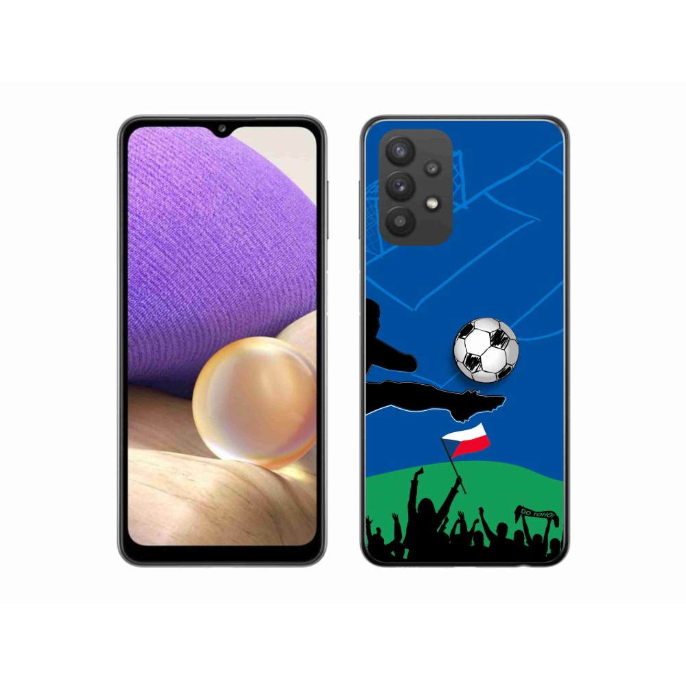 Gél borítás mmCase Samsung Galaxy A32 5G - futballszurkolóknak
