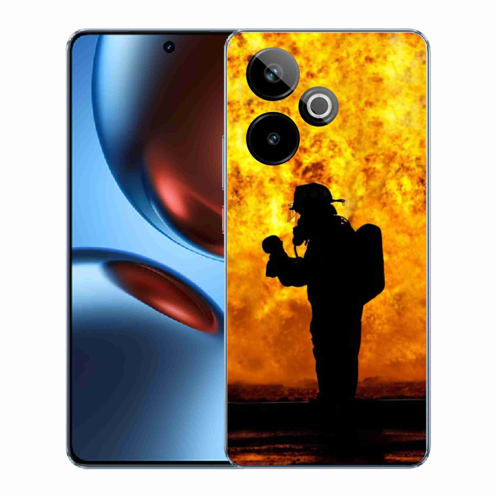 Gél borítás mmCase a Realme GT 7 5G/GT 7T 5G számára - tűzoltó
