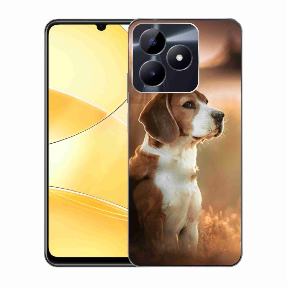 Zselés borító mmCase a Realme C51/C53 készülékhez - bézs színű