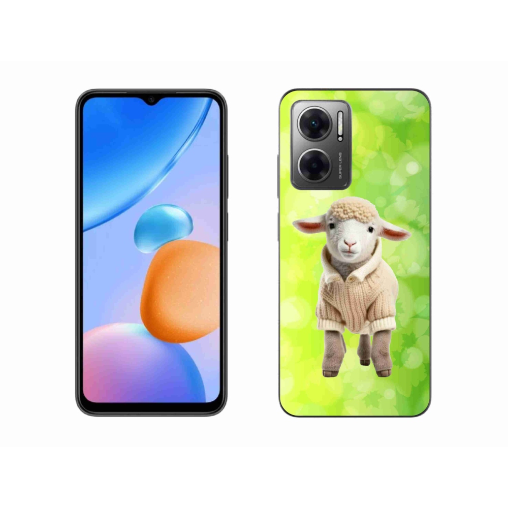 Gél borítás mmCase a Xiaomi Redmi 10 5G-hez - bárány pulóverben