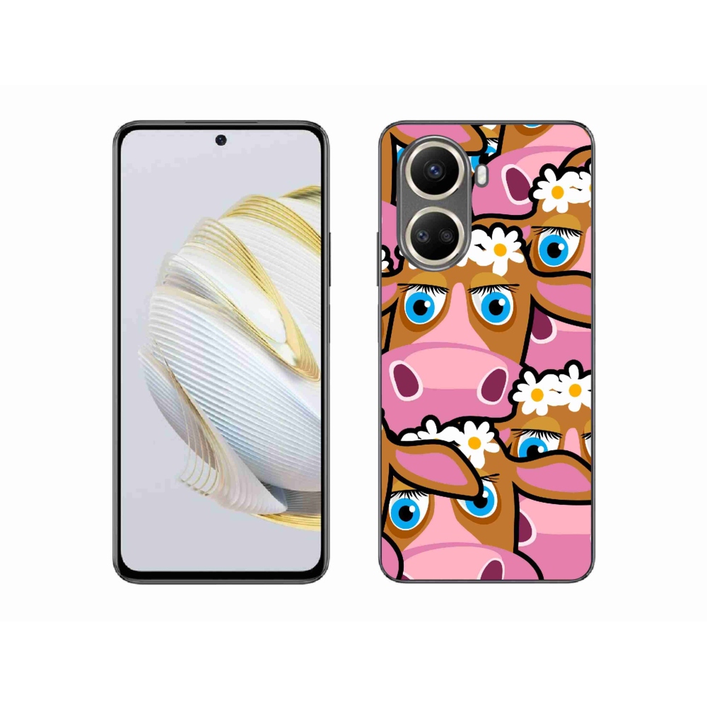 Gél borítás mmCase a Huawei Nova 10 SE-hez - karikatúrás tehenek