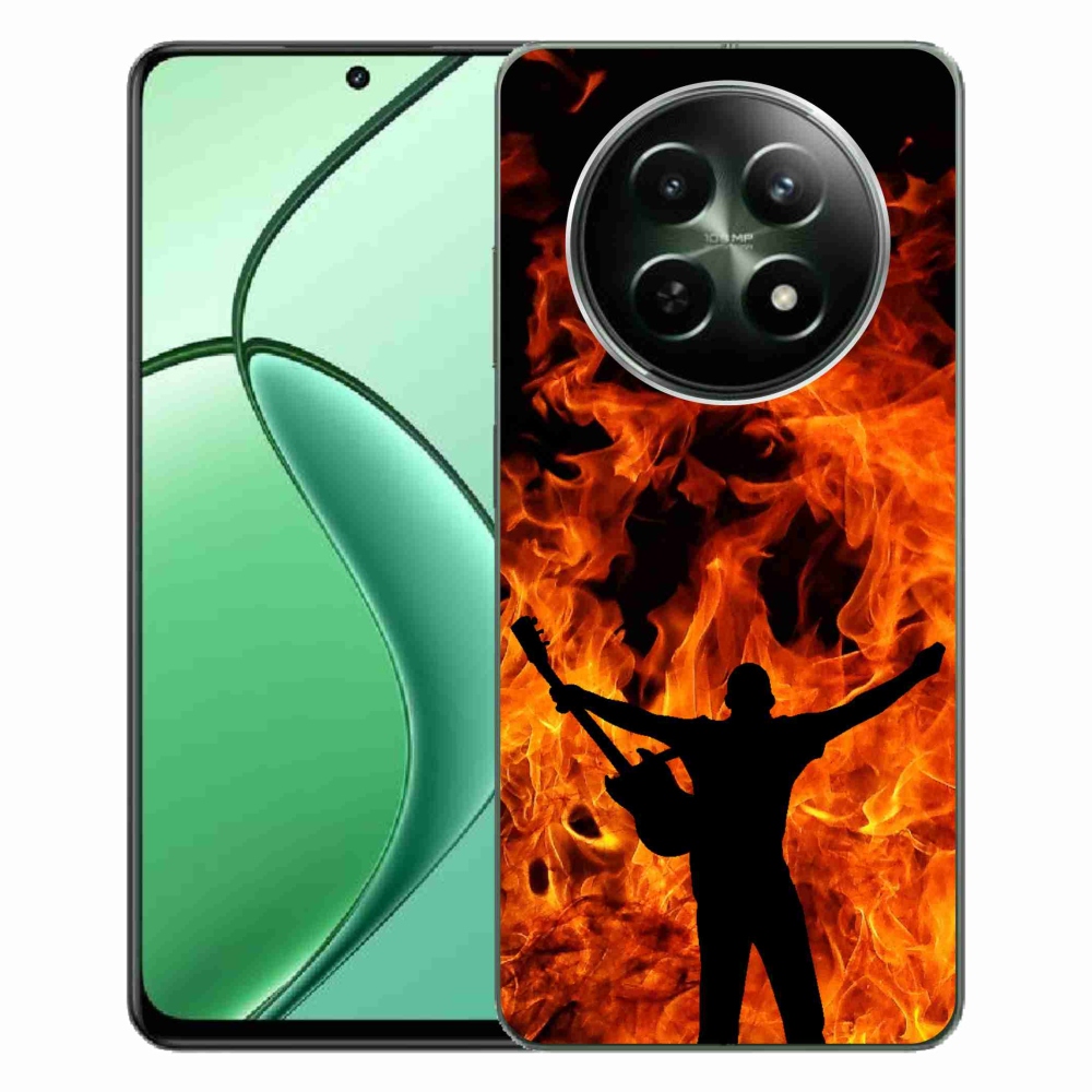 Gél borító mmCase a Realme 12 5G/12x 5G - zenész és tűz
