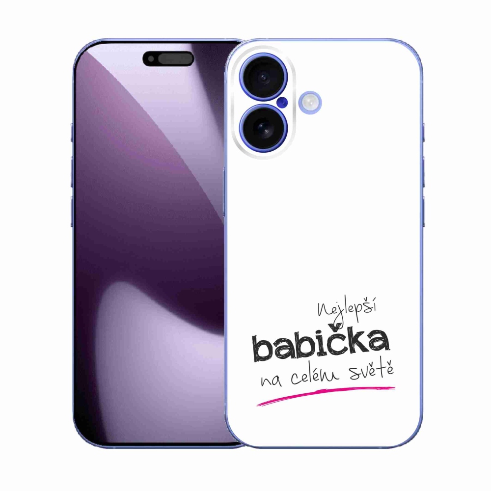 Gél borítás mmCase iPhone 17 készülékhez - Legjobb nagyi 4 fehér háttér