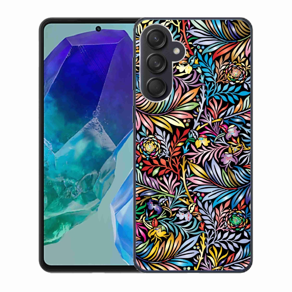 Gél borító mmCase Samsung Galaxy M55 5G - virágok 5