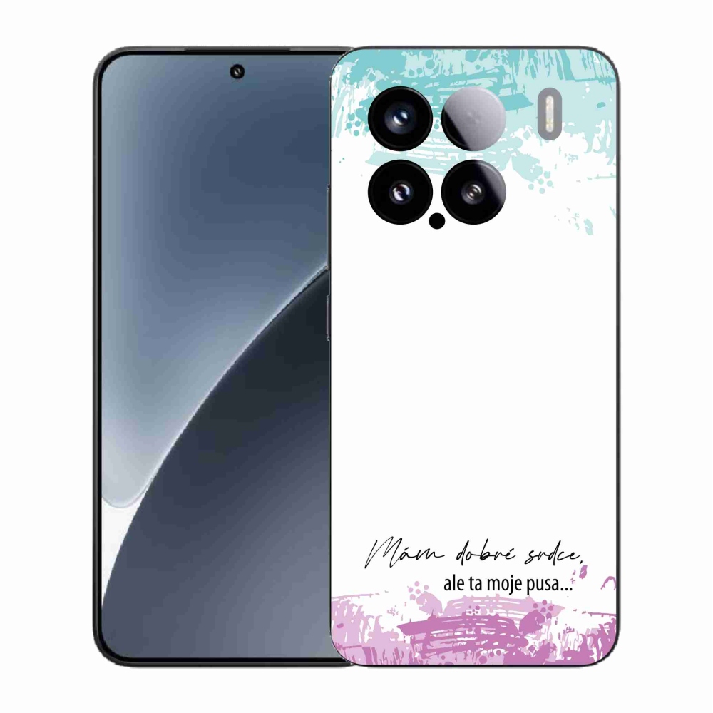 Gél borító mmCase a Xiaomi 15-hez - vicces szöveg 3 fehér háttérrel