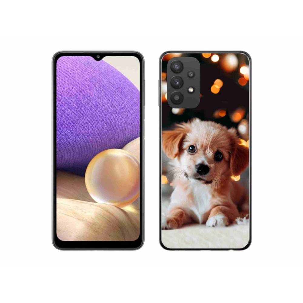 Zselés borítás mmCase Samsung Galaxy A32 5G - kölyökkutyakékhez