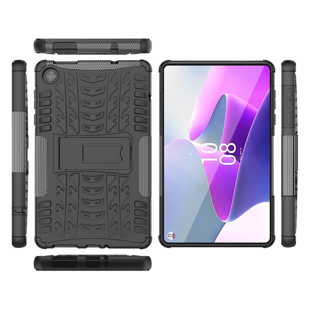 Kick tartós hibrid borító Lenovo Tab M8 4. generációs (2024) Lenovo Tab M8-hoz - Fekete