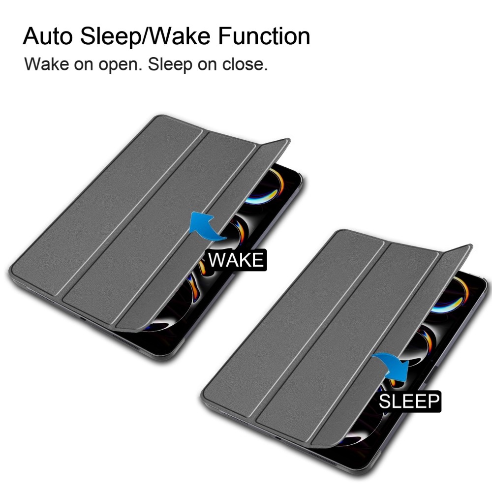 Intelligens zárható tok iPad Pro 13 (2024) - szürke