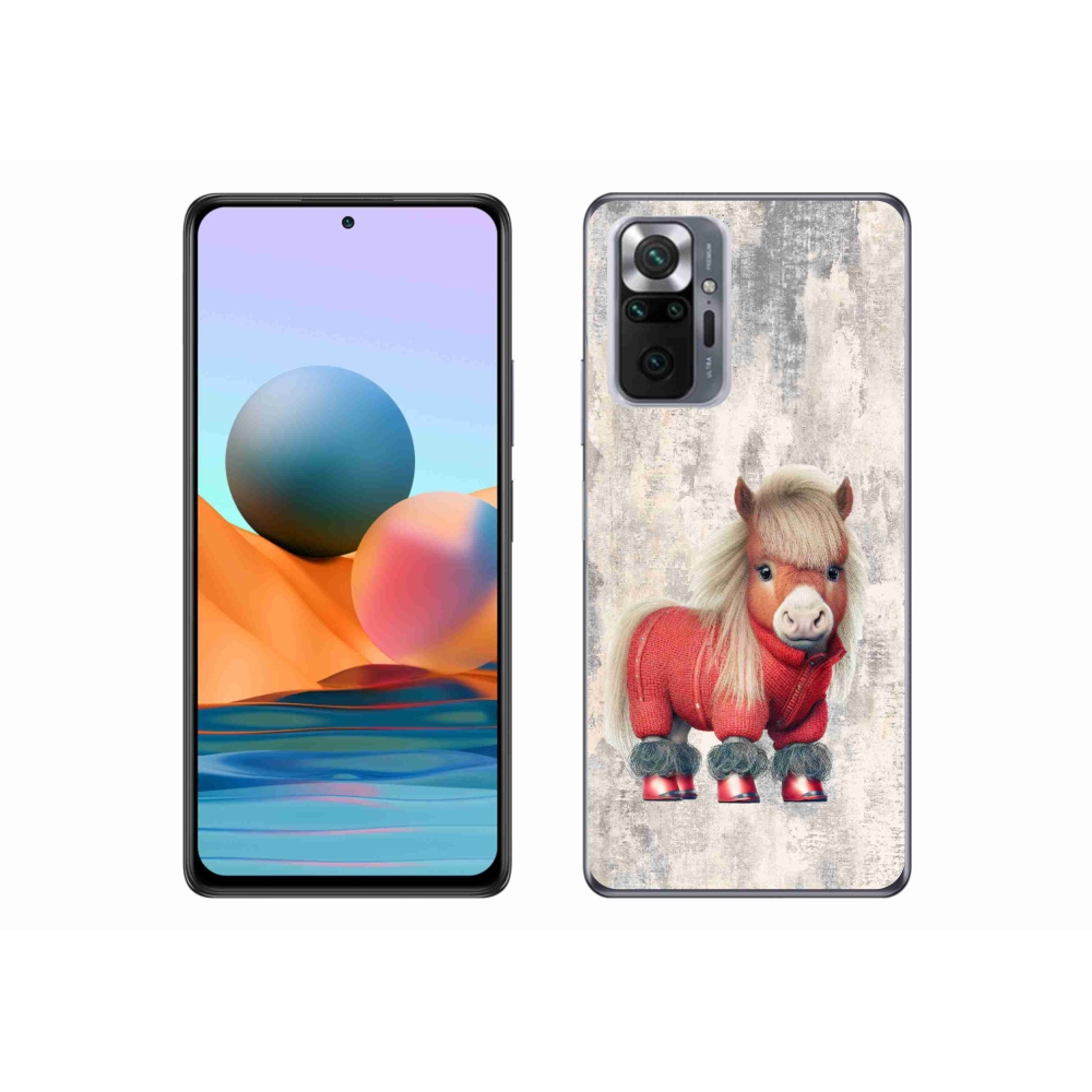 Gél borítás mmCase a Xiaomi Redmi Note 10 Pro-hoz - póni pulóverben