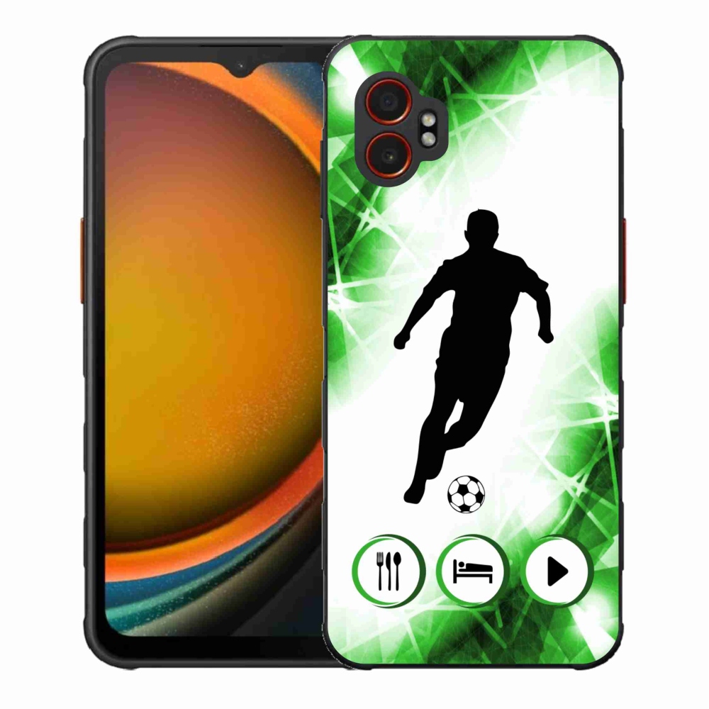 Zselés borítás mmCase Samsung Galaxy Xcover 7 Pro - focista számára