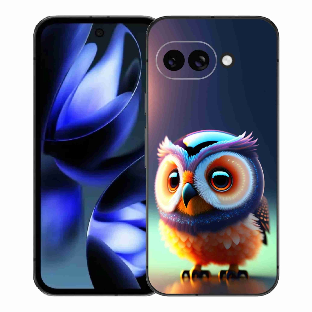 Zselés borítás mmCase a Google Pixel 9a készülékhez - bagoly