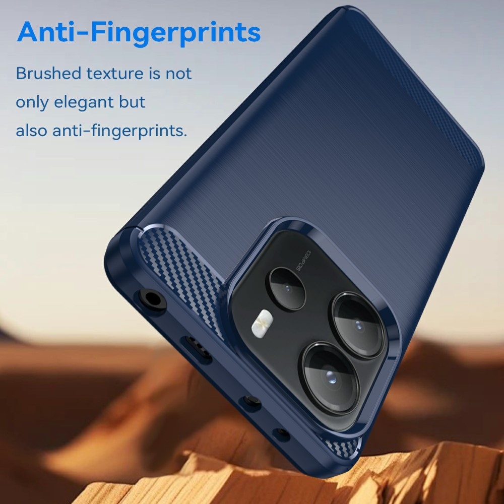 Szénálló zselés tok Xiaomi Redmi Note 14-hez - kék