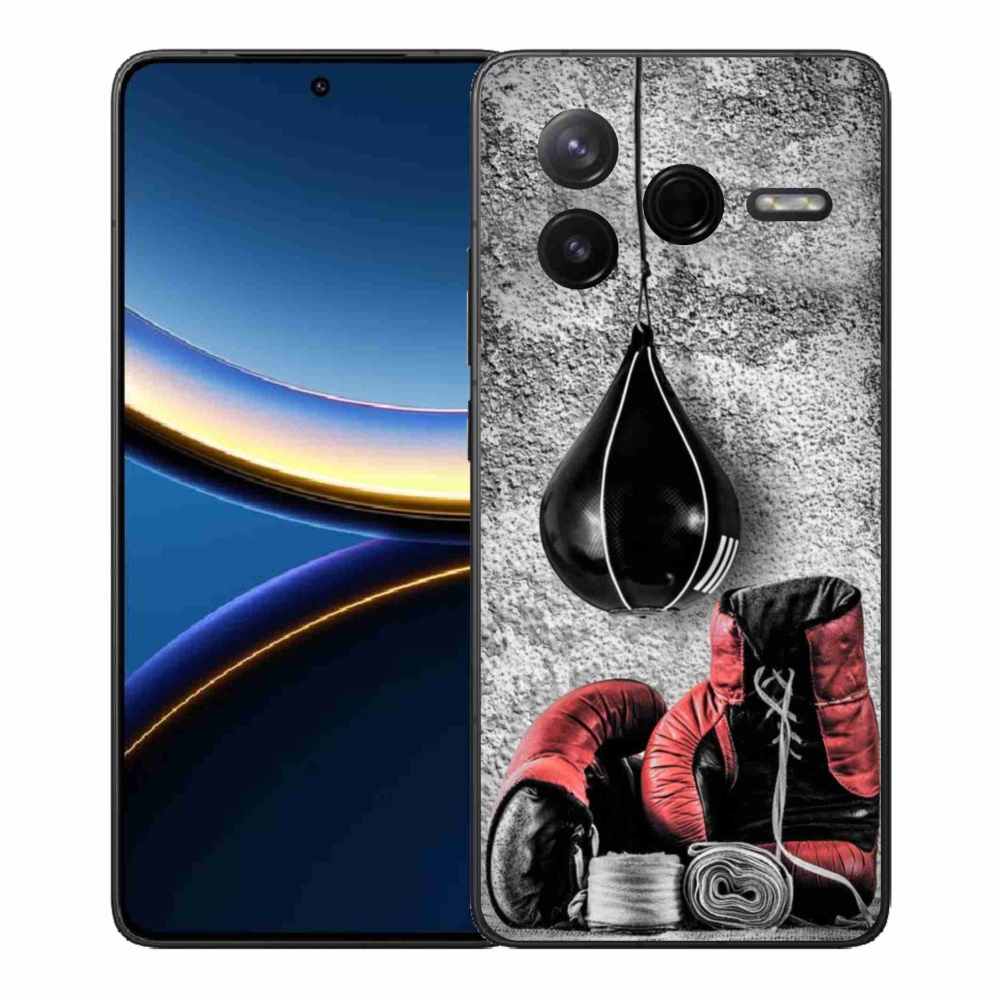 Gélburkolat mmCase a Xiaomi Poco F7 Pro számára - bokszzsák és kesztyűk