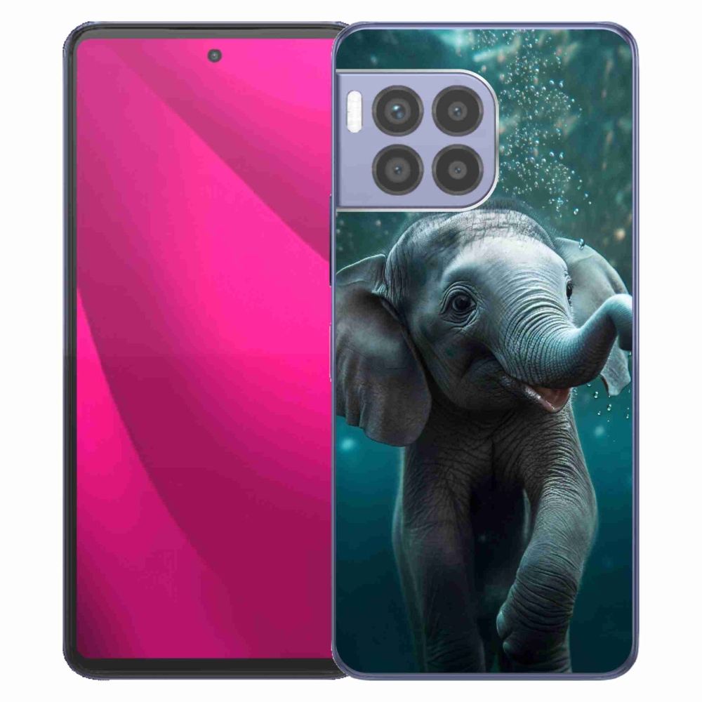 Zselés borítás mmCase a T-Mobile T Phone 2 Pro készülékhez - elefánt a víz alatt