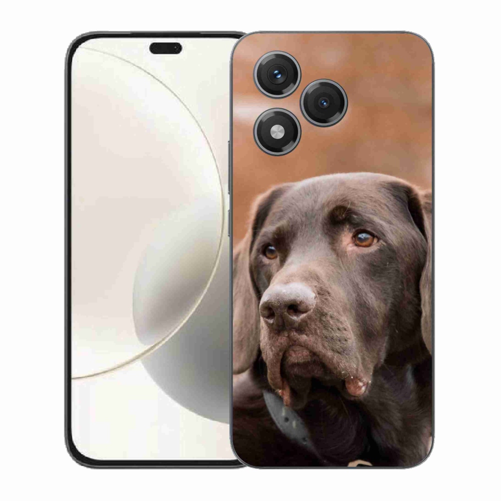 Zselés borítás mmCase a Honor 400 Lite-hoz - barna labrador