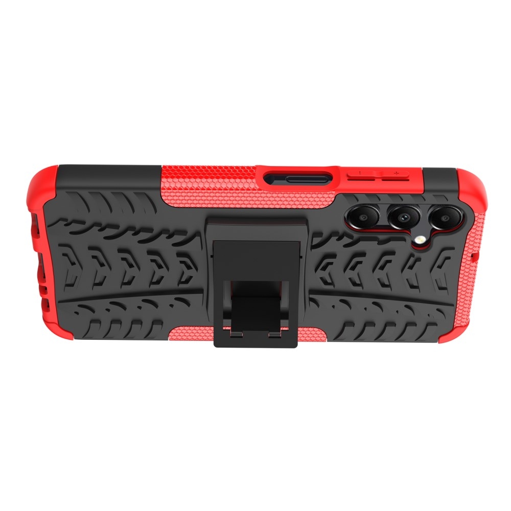 Rúgásálló hibrid borítás Samsung Galaxy A15 4G/5G készülékhez - piros