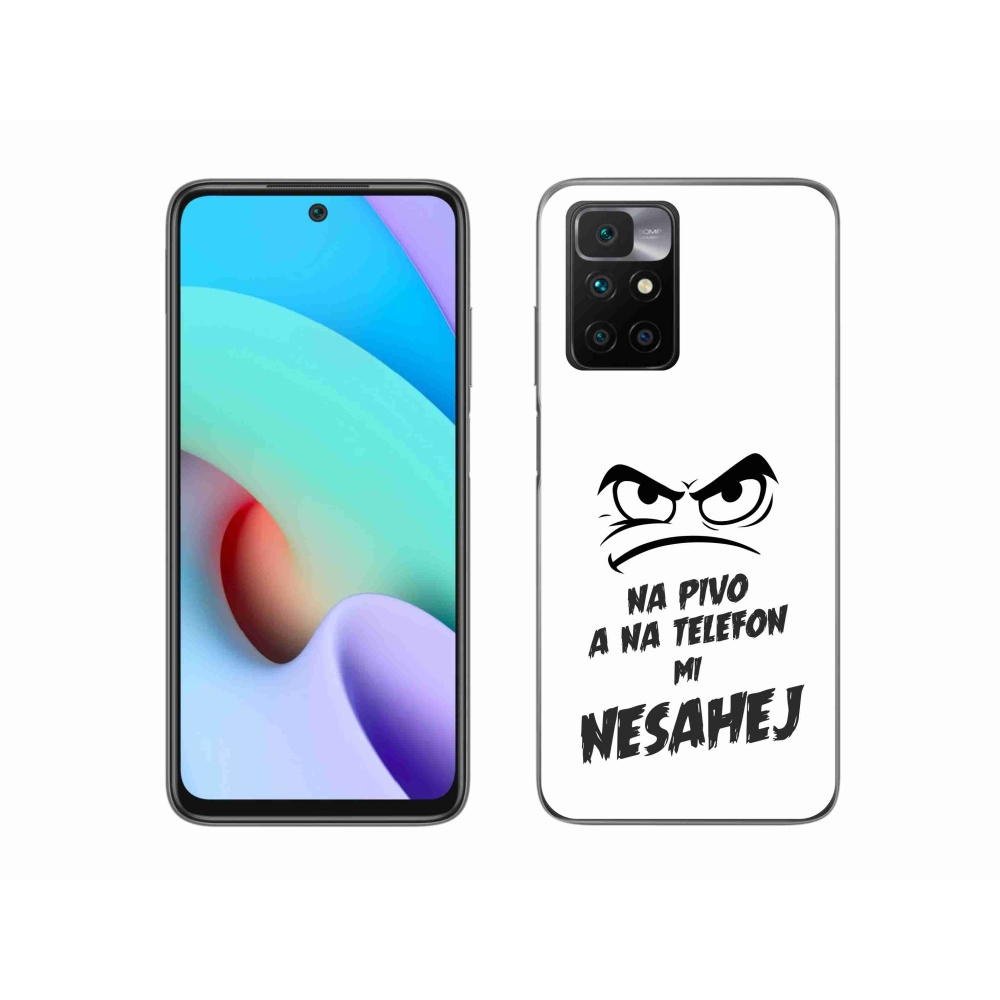 Gél borítás mmCase a Xiaomi Redmi 10/Redmi 10 (2022) - sör motívum 2 fehér háttérrel