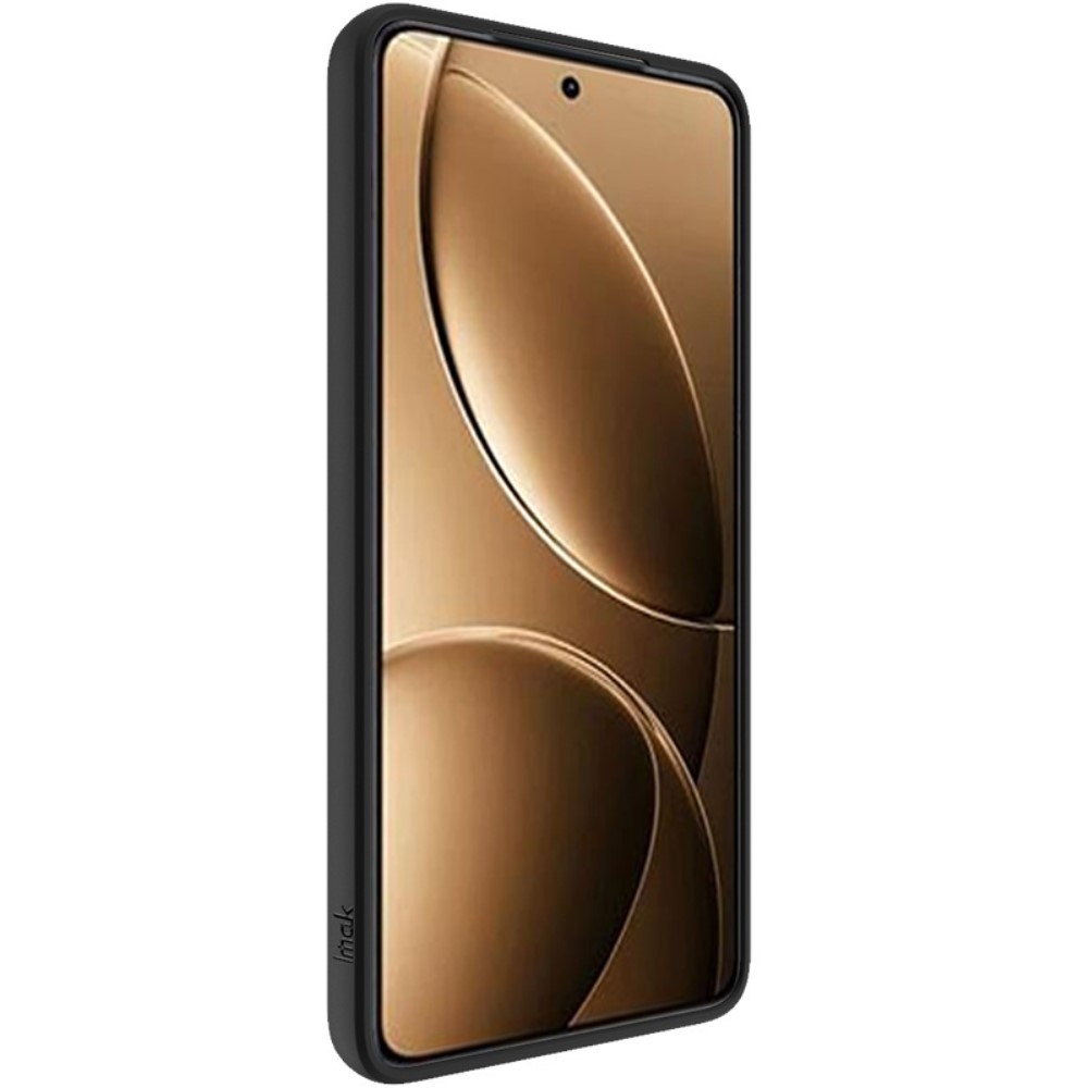 Átlátszó zselés tok MagSafe támogatással a Xiaomi Poco F7 Ultra 5G számára - fekete