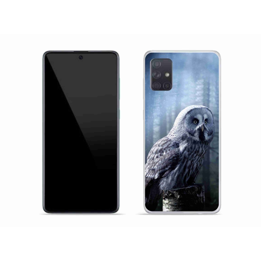 Gél védőhuzat mmCase Samsung Galaxy A51 készülékhez - bagoly