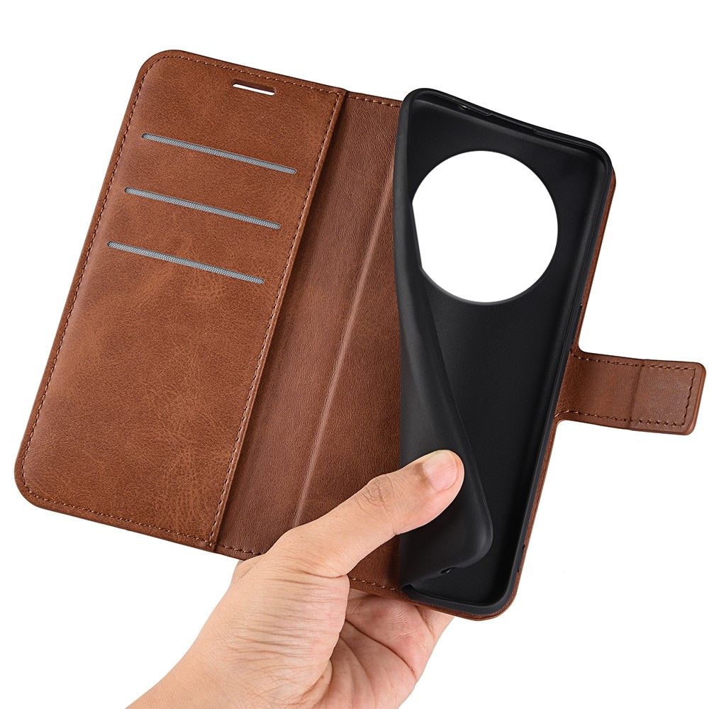 Állványos könyvtáska Honor Magic 7 Lite 5G - világosbarna színű