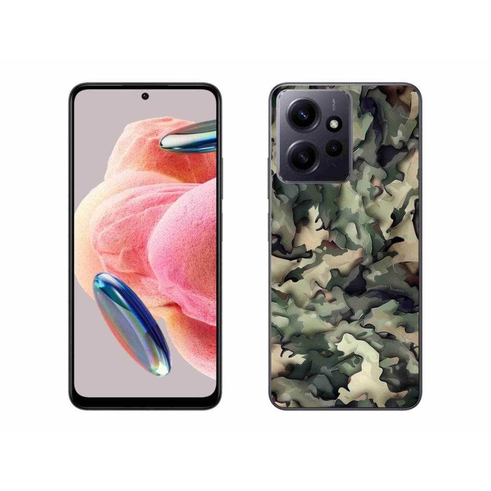 Gél borítás mmCase a Xiaomi Redmi Note 12 4G-hez - terepszínű minta 9